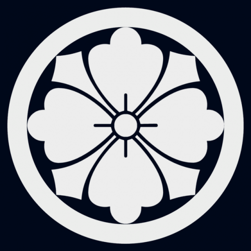 丸に剣花角