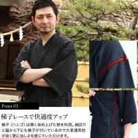 7711 jinbei chijimi ori bujin gara homme made in japan 06