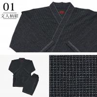 7711 jinbei chijimi ori bujin gara homme made in japan 13