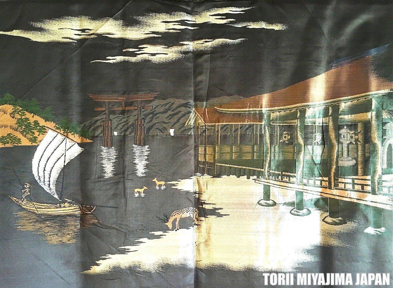 Antique haori homme torii miyajima japan