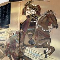 Antique haori samourai takeda shingen vs uesugi kenshin7