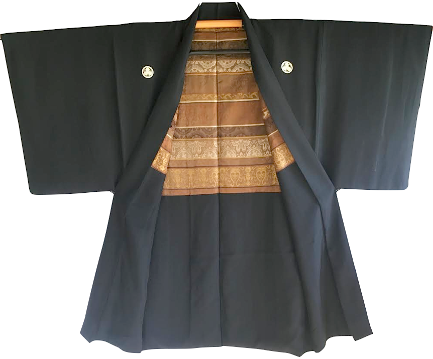 Antique kimono haori nihon oshitsu gara homme 1
