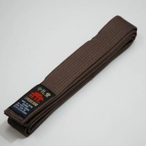 Ceinture marron karate shureido