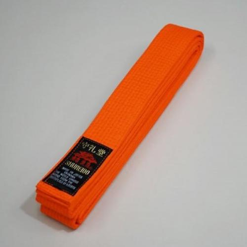 Ceinture orange karate shureido