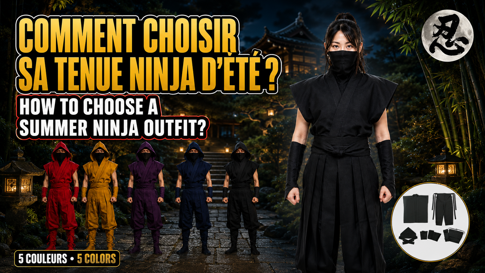 Comment choisir sa tenue ninja d e te how to choose a summer ninja outfit ninjutsushop com