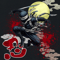Gekko ninja t shirt moonlight ninja ninjutsushop3