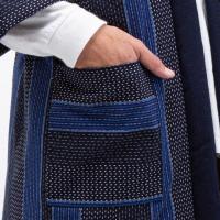 Hanten dobi strip sashiko hiver homme made in japan 2 1