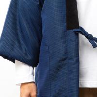 Hanten japonais kame gara bleu hiver homme made in japan