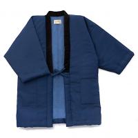 Hanten japonais kame gara bleu hiver homme made in japan1