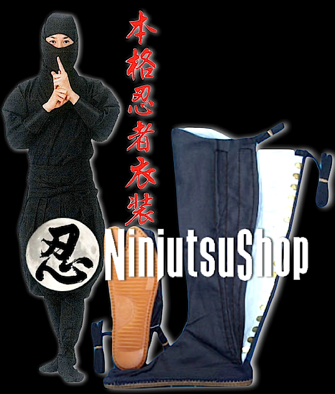 Haute jikatabi ninja noir coton 15 18 kohaze ninjutsushop