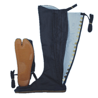 High ninja jikatabi boots 18 kohaze navy blue bujindoshop