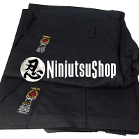 Hirota ninjutsu gi black cotton ninjutsushop