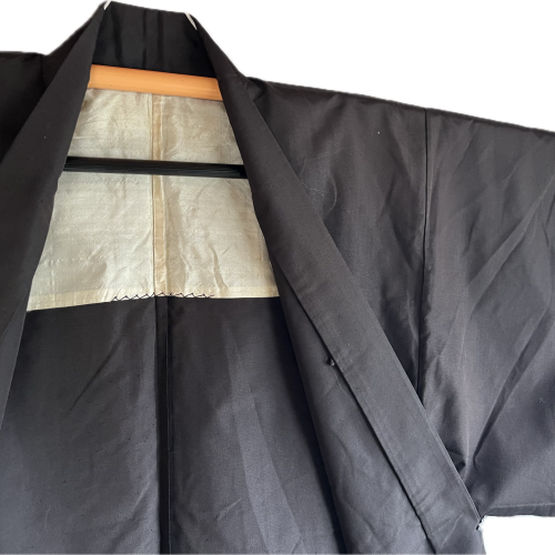 Iaido traditional japanese haori for men wild silk4