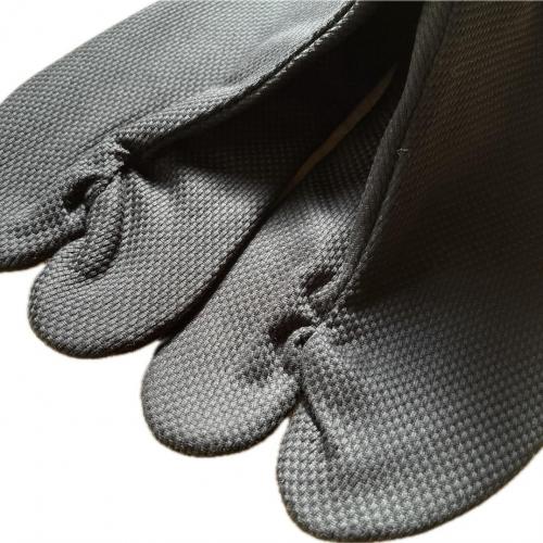 Ninja tabi sashiko black cotton 5 kohaze made in japan8