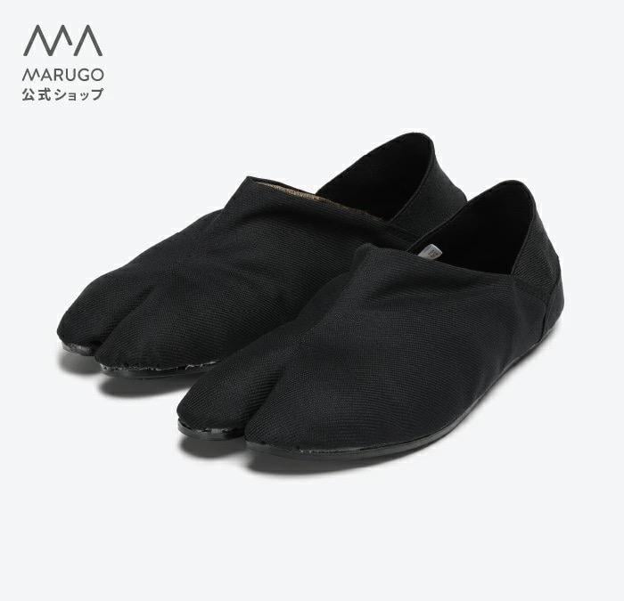Mannen black tabi shoe marugo1