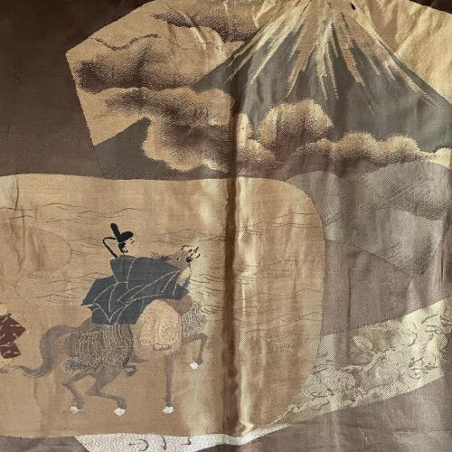 Haori japonais homme antique tomoe montsuki voyage de yoritomo au fuji san 1
