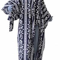 Men s japanese yukata aki tsuki autumn moon made in kyoto japan bujindoshop6
