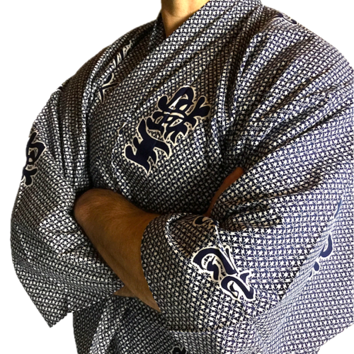 Men s japanese yukata hisha rook made in kyoto japan bujindoshop4