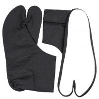 Ninja tabi sashiko black cotton 5 kohaze made in japan8