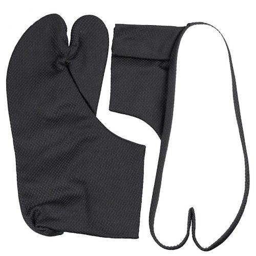 Ninja tabi sashiko black cotton 5 kohaze made in japan8