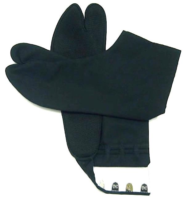Ninja tabi socks black cotton broad1