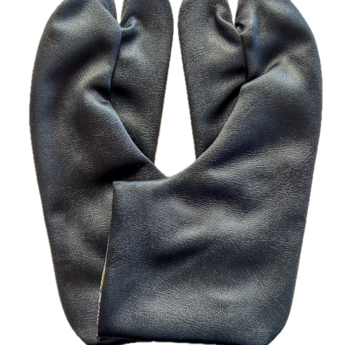 Ninja tabi socks black synthetic leather 4 kohaze made in japan2