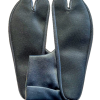 Ninja tabi socks black synthetic leather 4 kohaze made in japan3