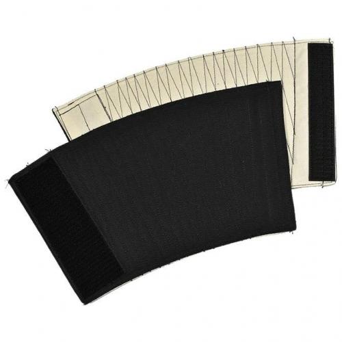 Ninjutsu tekkou orizashi black cotton arm guard magic tape 1