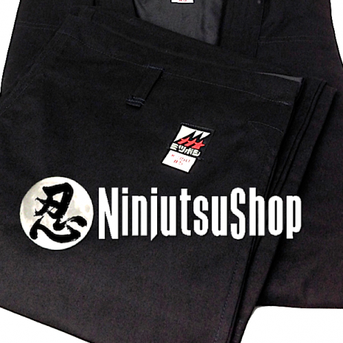 Ninjutsugi mitsuboshi noir coton made in japan 