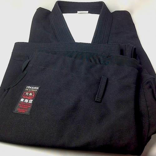 Sab kongo tokaido karate uniform black cotton