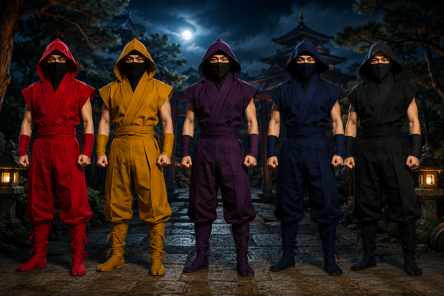 Summer ninja outfit shinobi sho zoku 5 availables colors made in japan