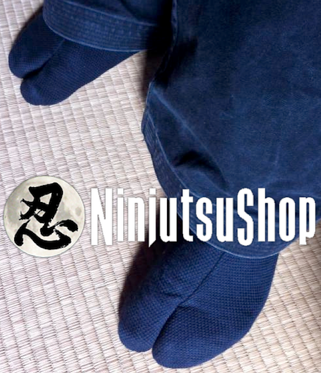 Tabi ninja sashiko noir coton