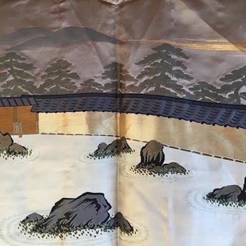 Antique haori homme temple zen ryoanji kyoto set encens japonais zen offert 