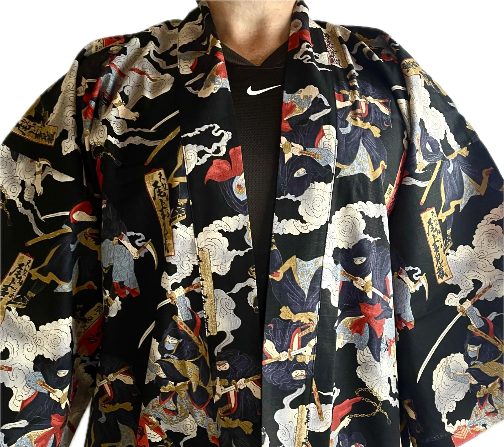 Traditional japanese hanten jacket iga ryu ninja made in japan bujindoshop11