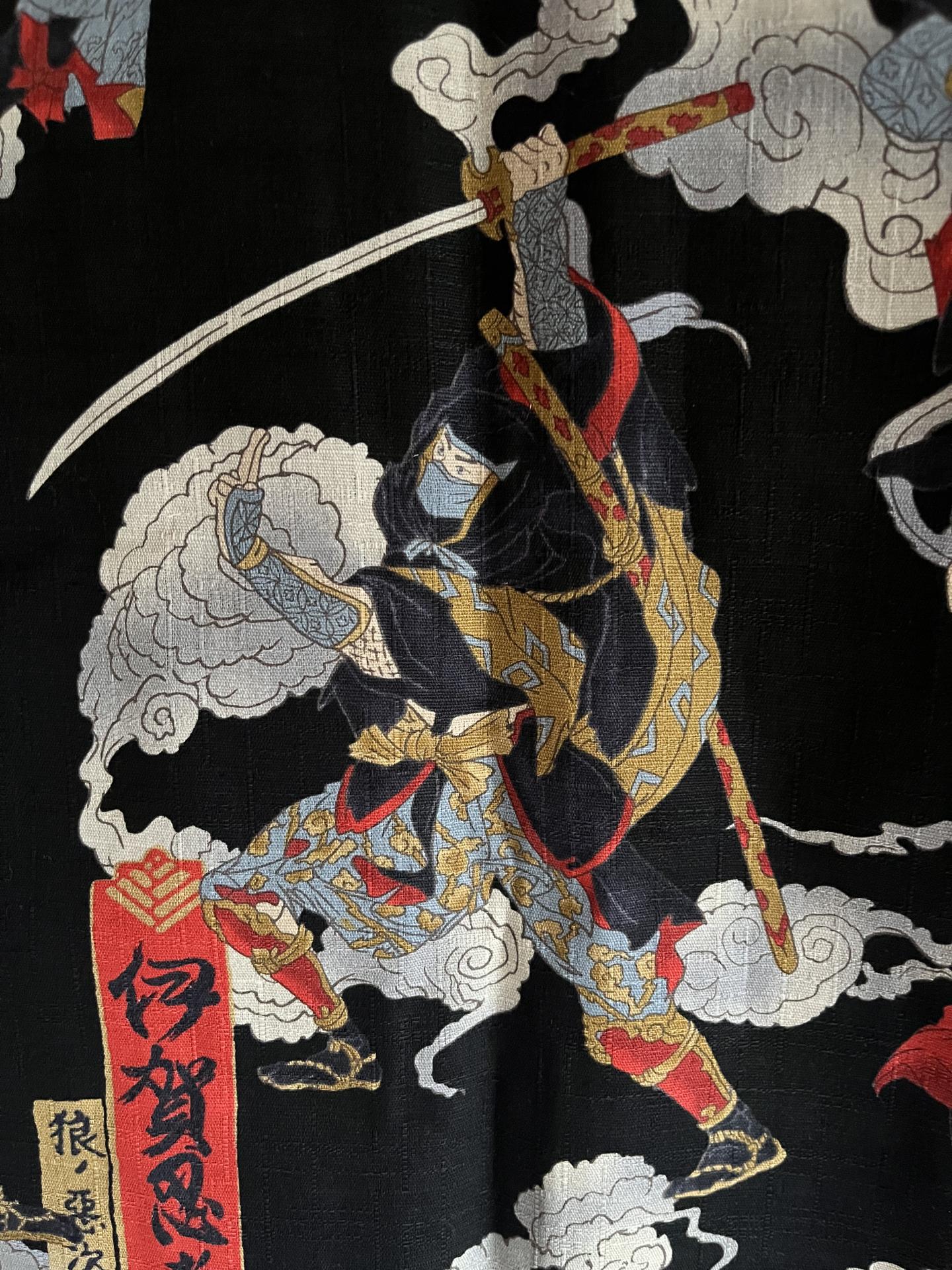 Traditional japanese hanten jacket iga ryu ninja made in japan bujindoshop6