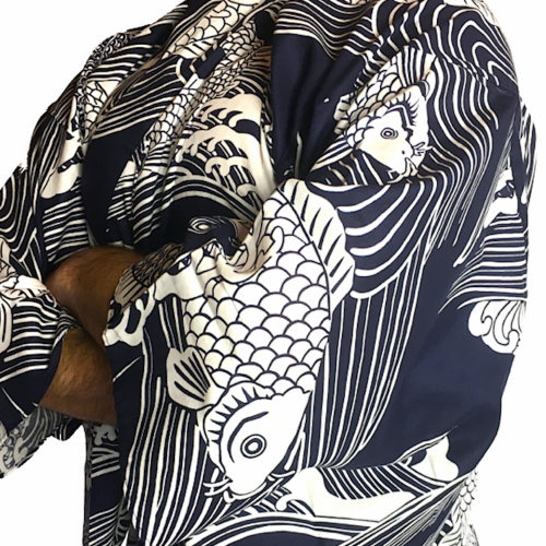 Japanese Carp Koi Men's Yukata